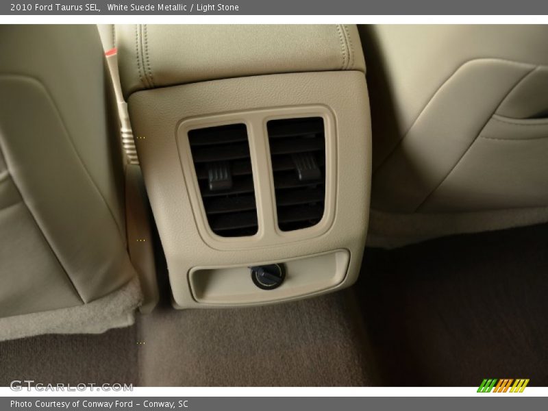 White Suede Metallic / Light Stone 2010 Ford Taurus SEL