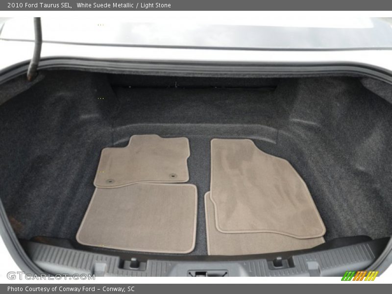 White Suede Metallic / Light Stone 2010 Ford Taurus SEL