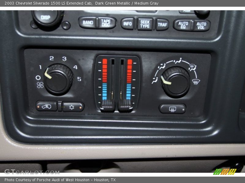 Dark Green Metallic / Medium Gray 2003 Chevrolet Silverado 1500 LS Extended Cab