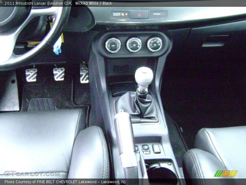 Wicked White / Black 2011 Mitsubishi Lancer Evolution GSR