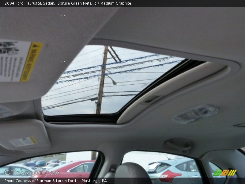 Spruce Green Metallic / Medium Graphite 2004 Ford Taurus SE Sedan
