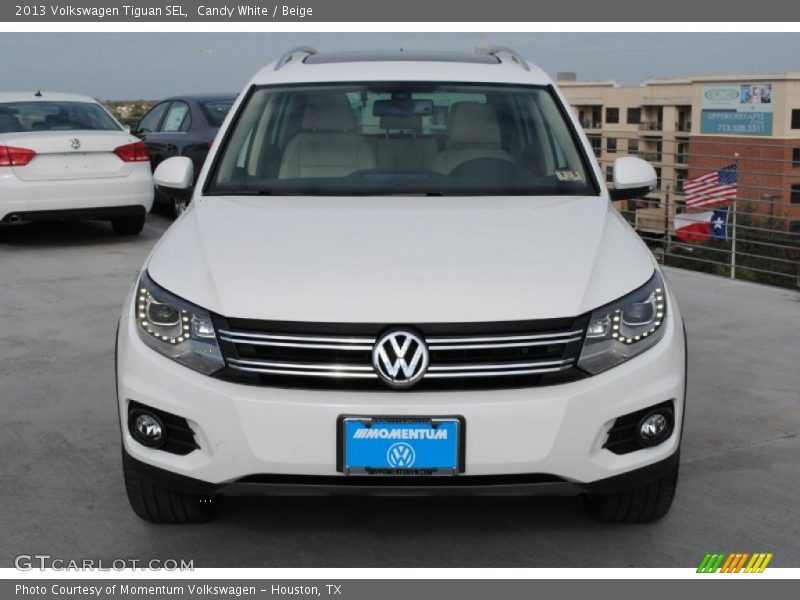 Candy White / Beige 2013 Volkswagen Tiguan SEL