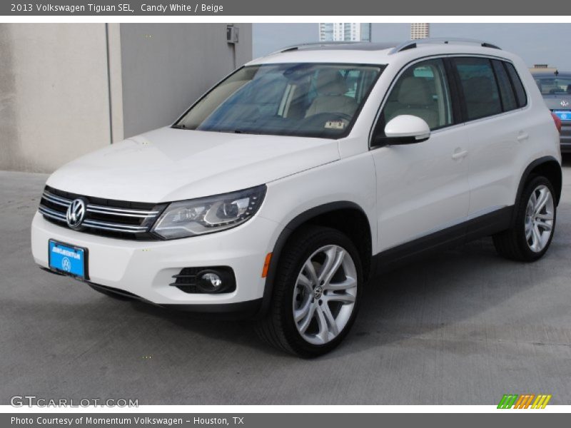 Candy White / Beige 2013 Volkswagen Tiguan SEL