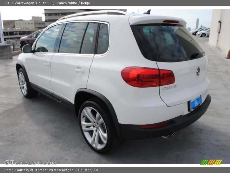 Candy White / Beige 2013 Volkswagen Tiguan SEL