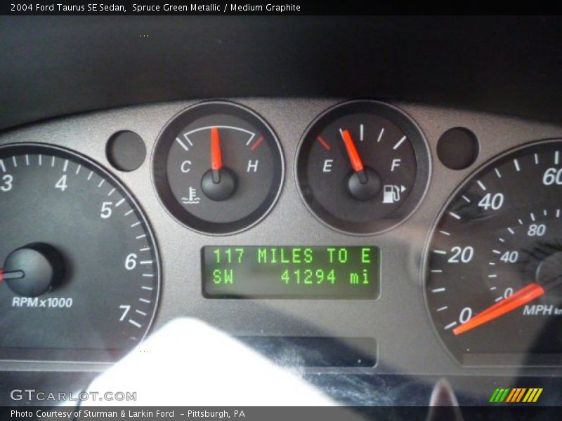 Spruce Green Metallic / Medium Graphite 2004 Ford Taurus SE Sedan