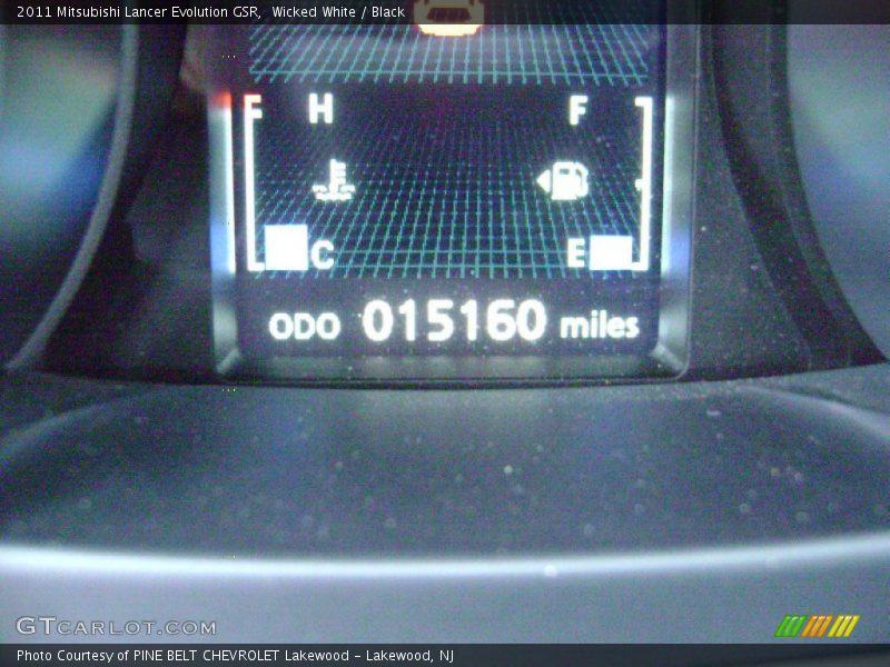 Wicked White / Black 2011 Mitsubishi Lancer Evolution GSR