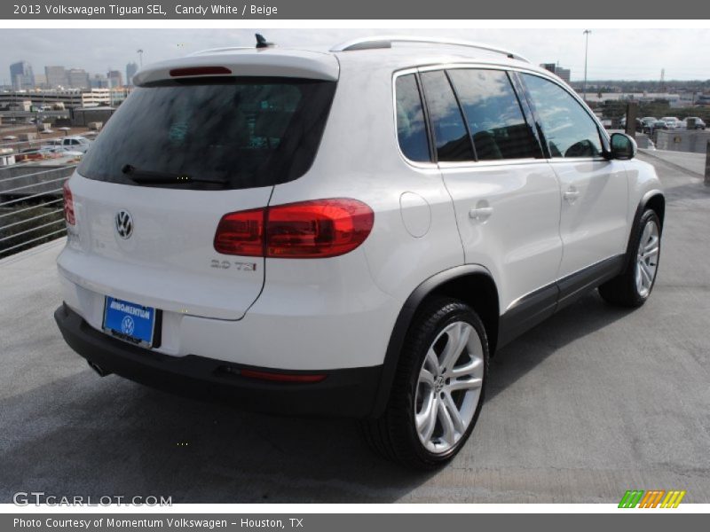 Candy White / Beige 2013 Volkswagen Tiguan SEL
