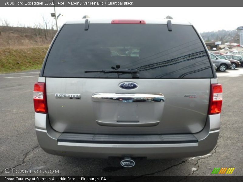 Vapor Silver Metallic / Charcoal Black 2008 Ford Expedition EL XLT 4x4