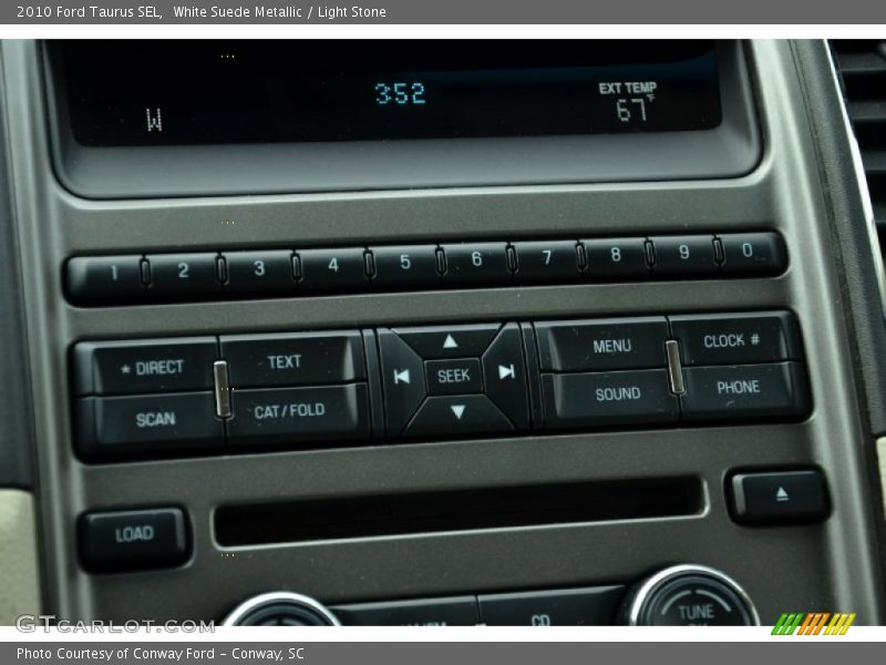 White Suede Metallic / Light Stone 2010 Ford Taurus SEL