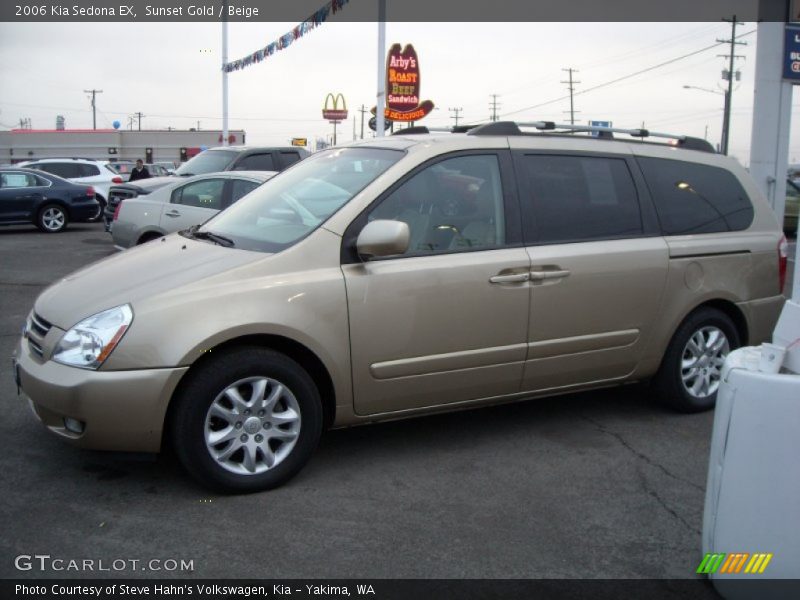 Sunset Gold / Beige 2006 Kia Sedona EX