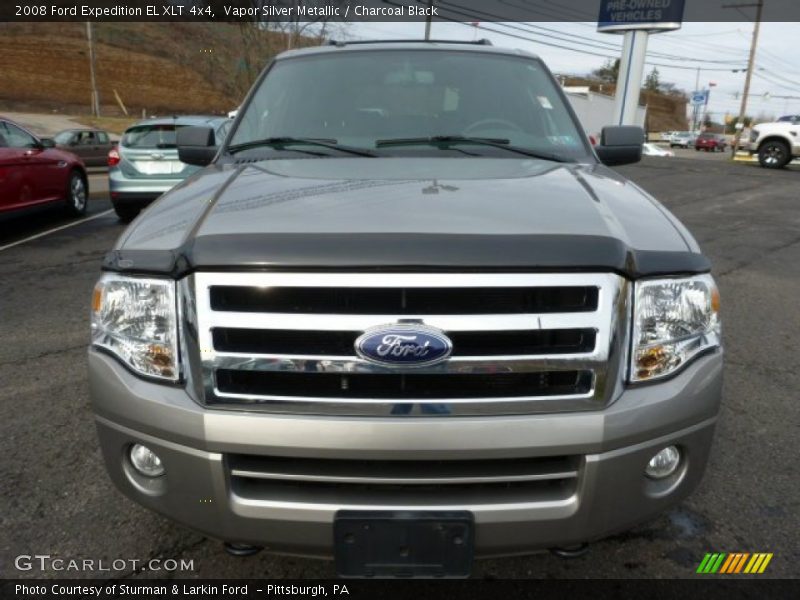 Vapor Silver Metallic / Charcoal Black 2008 Ford Expedition EL XLT 4x4