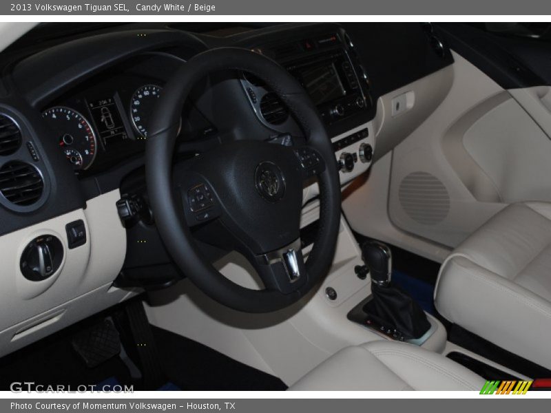 Candy White / Beige 2013 Volkswagen Tiguan SEL
