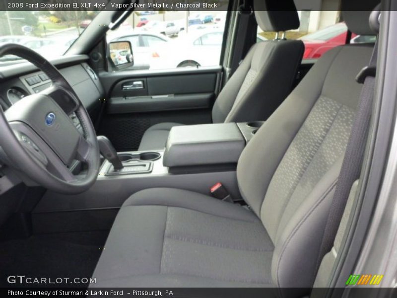 Vapor Silver Metallic / Charcoal Black 2008 Ford Expedition EL XLT 4x4