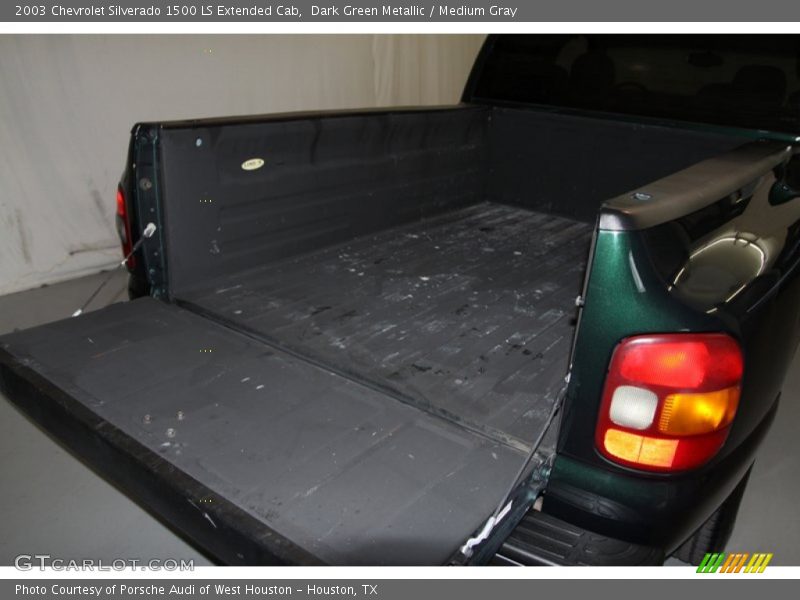 Dark Green Metallic / Medium Gray 2003 Chevrolet Silverado 1500 LS Extended Cab