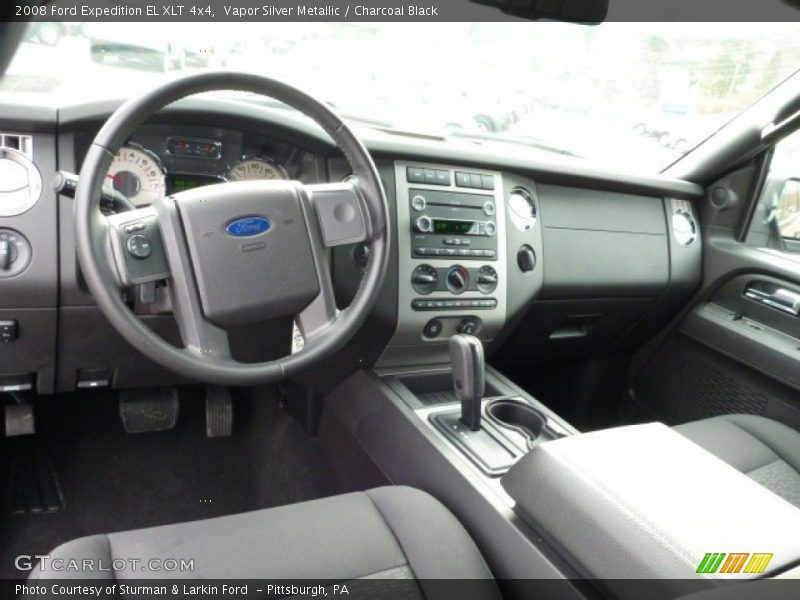 Vapor Silver Metallic / Charcoal Black 2008 Ford Expedition EL XLT 4x4