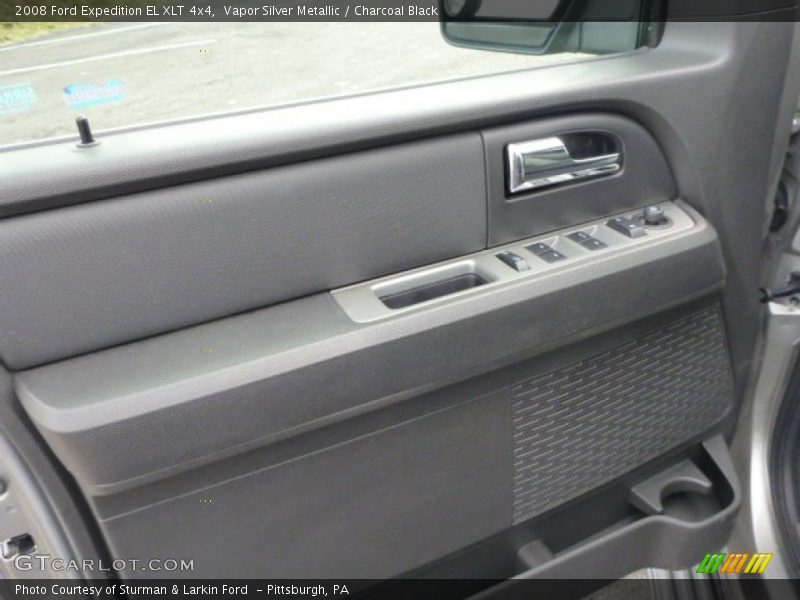 Vapor Silver Metallic / Charcoal Black 2008 Ford Expedition EL XLT 4x4