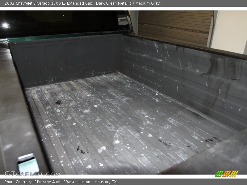 Dark Green Metallic / Medium Gray 2003 Chevrolet Silverado 1500 LS Extended Cab