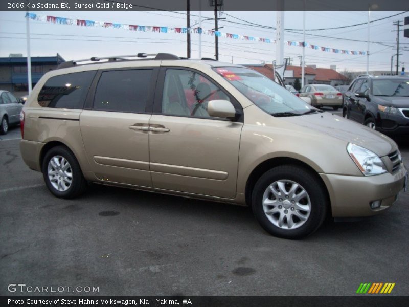 Sunset Gold / Beige 2006 Kia Sedona EX