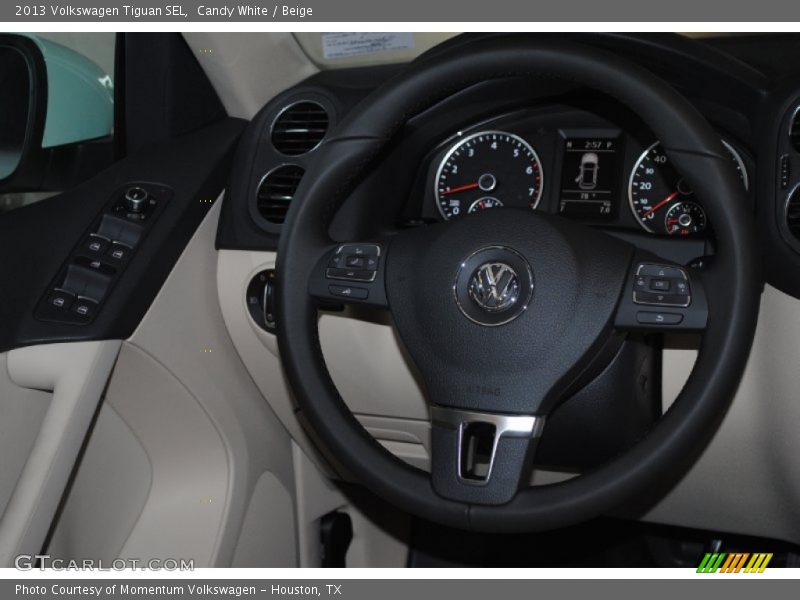 Candy White / Beige 2013 Volkswagen Tiguan SEL