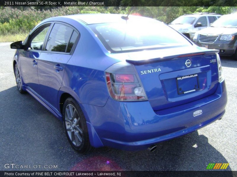 Metallic Blue / Charcoal 2011 Nissan Sentra SE-R Spec V