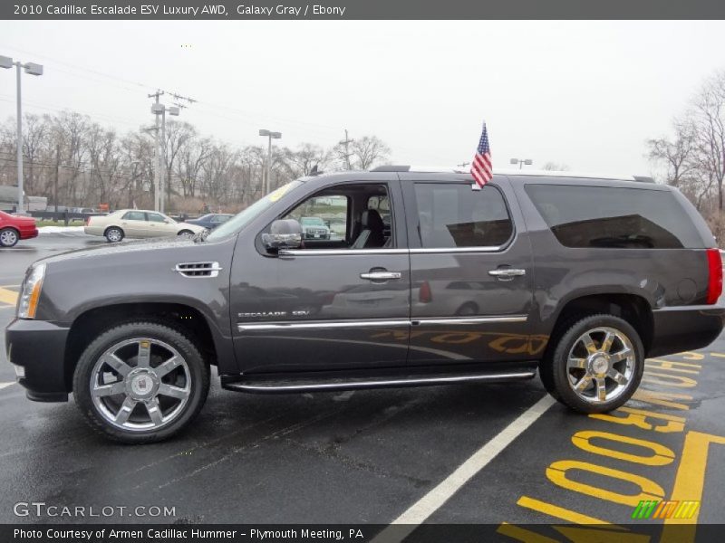 Galaxy Gray / Ebony 2010 Cadillac Escalade ESV Luxury AWD