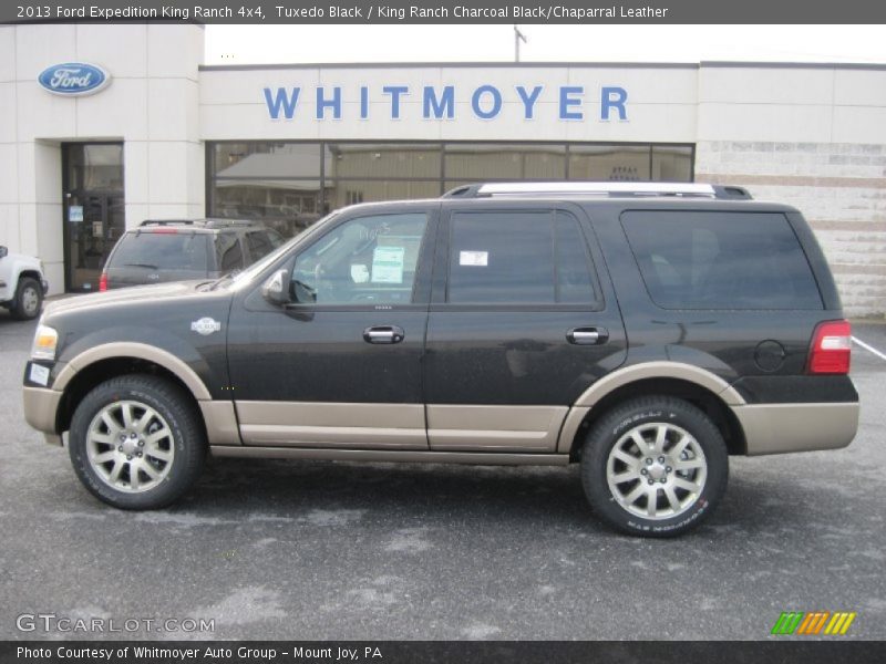 Tuxedo Black / King Ranch Charcoal Black/Chaparral Leather 2013 Ford Expedition King Ranch 4x4