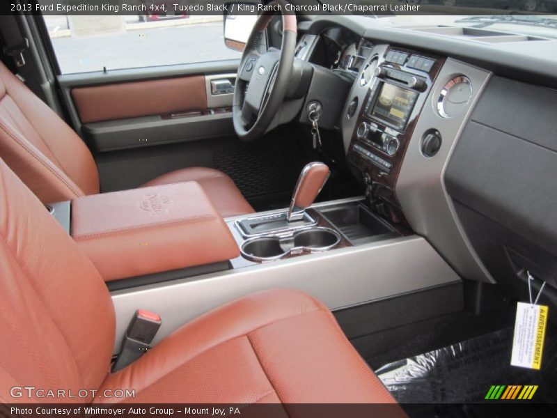  2013 Expedition King Ranch 4x4 King Ranch Charcoal Black/Chaparral Leather Interior