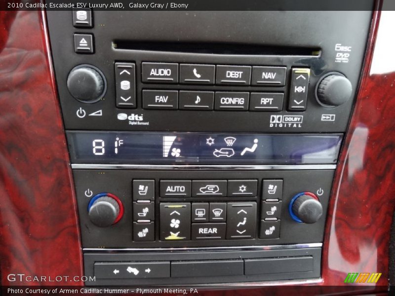 Galaxy Gray / Ebony 2010 Cadillac Escalade ESV Luxury AWD