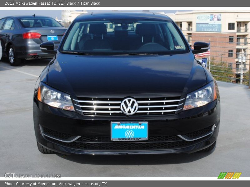 Black / Titan Black 2013 Volkswagen Passat TDI SE