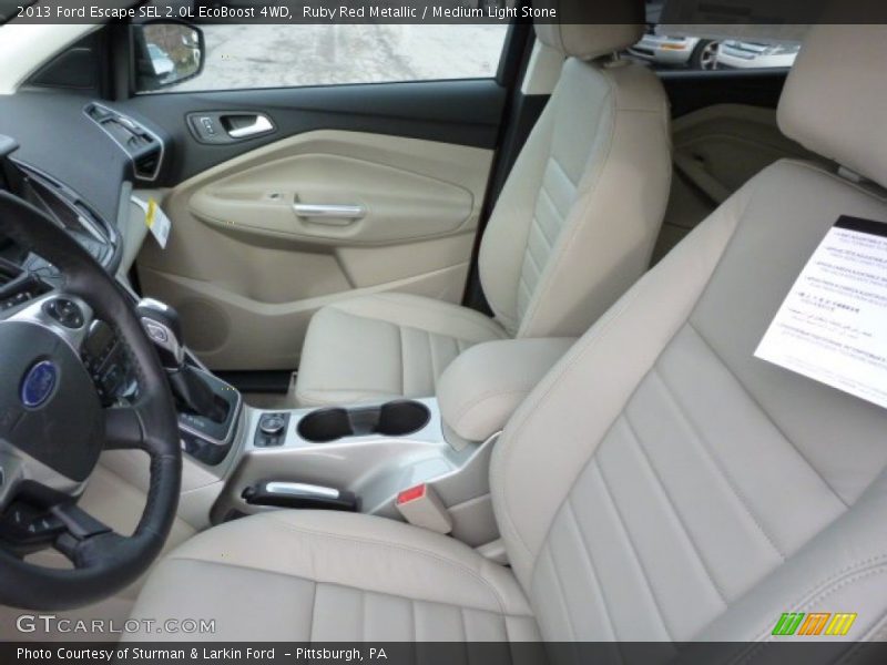  2013 Escape SEL 2.0L EcoBoost 4WD Medium Light Stone Interior
