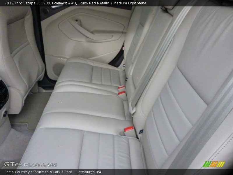 Ruby Red Metallic / Medium Light Stone 2013 Ford Escape SEL 2.0L EcoBoost 4WD
