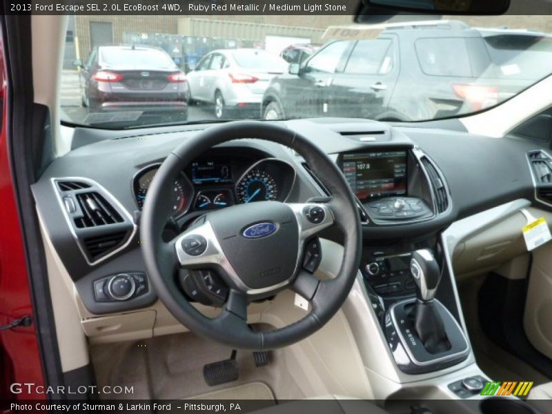 Dashboard of 2013 Escape SEL 2.0L EcoBoost 4WD