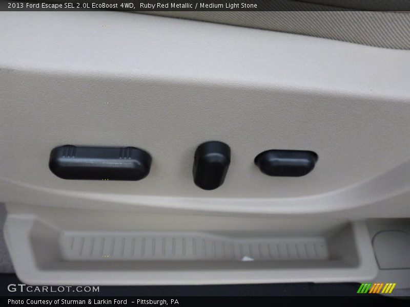 Ruby Red Metallic / Medium Light Stone 2013 Ford Escape SEL 2.0L EcoBoost 4WD