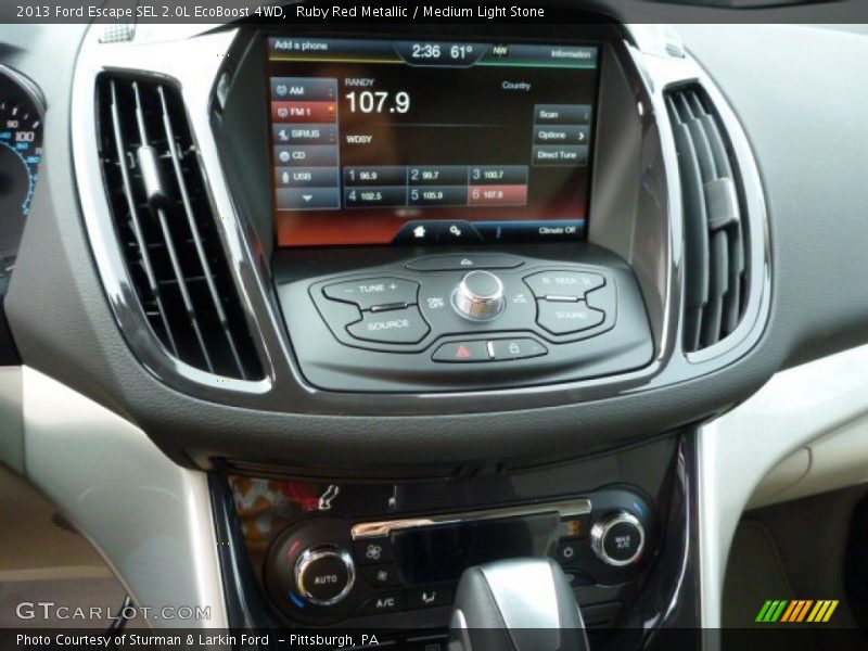 Ruby Red Metallic / Medium Light Stone 2013 Ford Escape SEL 2.0L EcoBoost 4WD