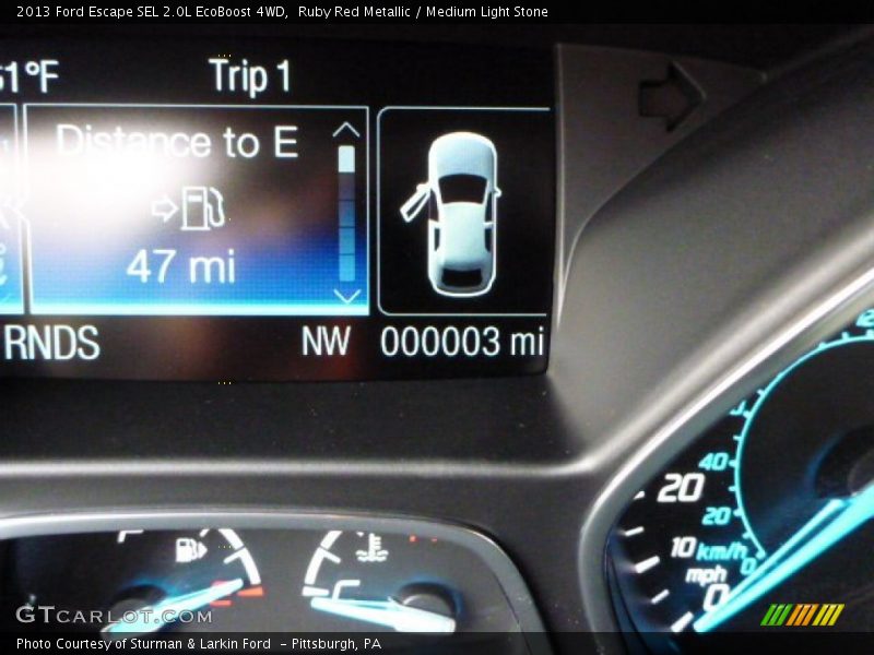 Ruby Red Metallic / Medium Light Stone 2013 Ford Escape SEL 2.0L EcoBoost 4WD