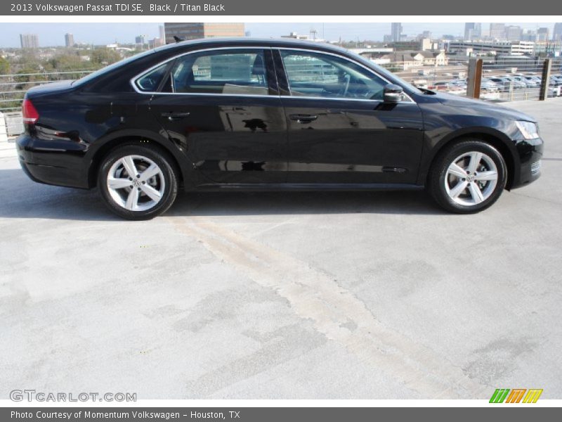Black / Titan Black 2013 Volkswagen Passat TDI SE