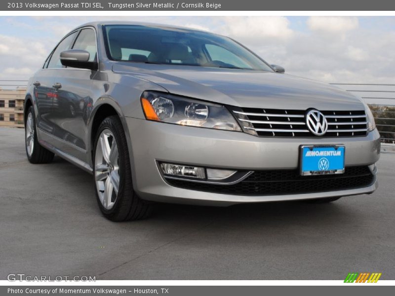 Tungsten Silver Metallic / Cornsilk Beige 2013 Volkswagen Passat TDI SEL