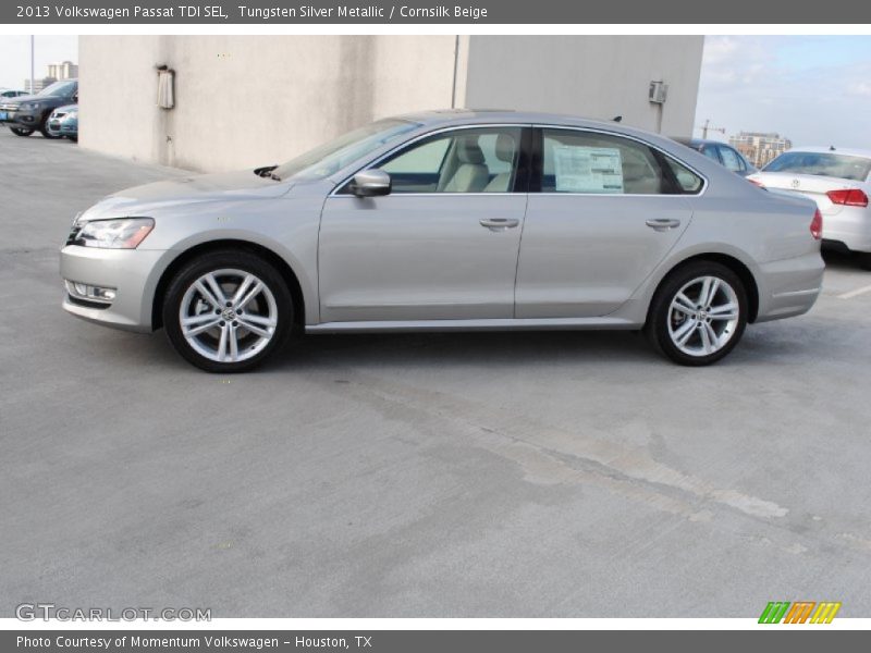 Tungsten Silver Metallic / Cornsilk Beige 2013 Volkswagen Passat TDI SEL