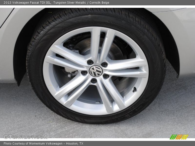Tungsten Silver Metallic / Cornsilk Beige 2013 Volkswagen Passat TDI SEL