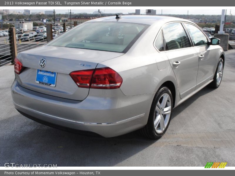 Tungsten Silver Metallic / Cornsilk Beige 2013 Volkswagen Passat TDI SEL