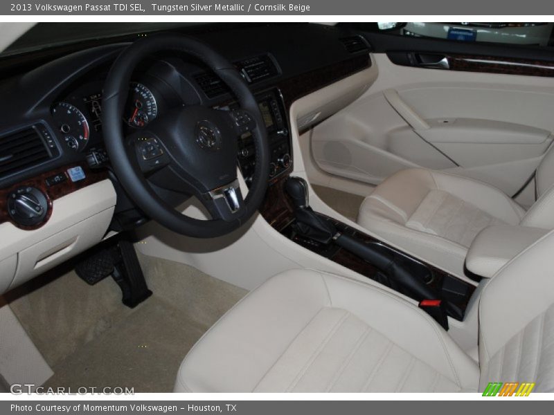 Tungsten Silver Metallic / Cornsilk Beige 2013 Volkswagen Passat TDI SEL
