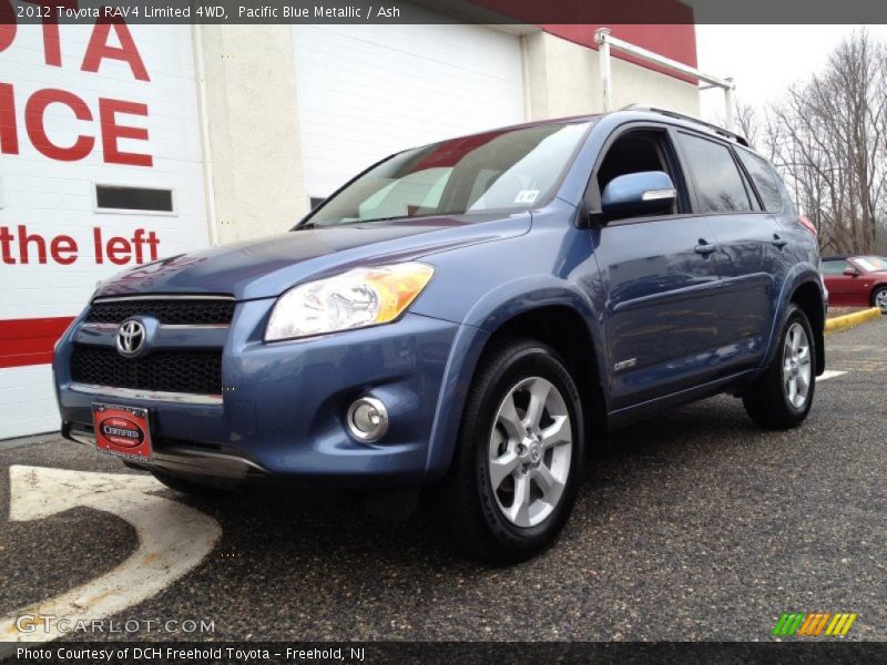 Pacific Blue Metallic / Ash 2012 Toyota RAV4 Limited 4WD
