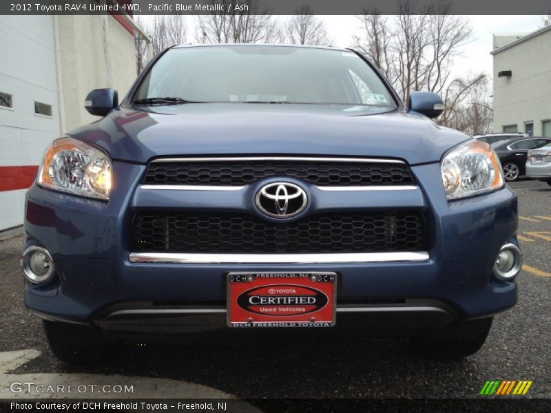 Pacific Blue Metallic / Ash 2012 Toyota RAV4 Limited 4WD