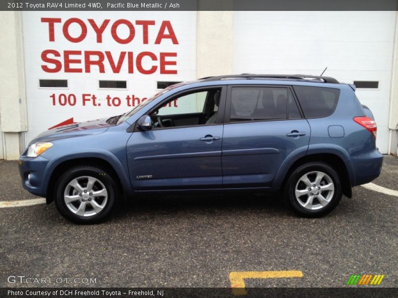 Pacific Blue Metallic / Ash 2012 Toyota RAV4 Limited 4WD