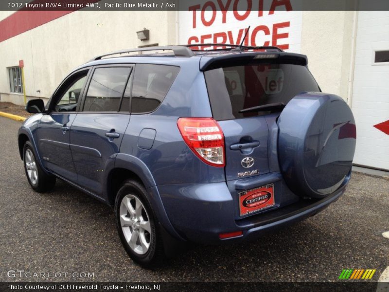 Pacific Blue Metallic / Ash 2012 Toyota RAV4 Limited 4WD