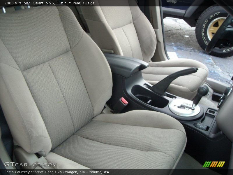 Front Seat of 2006 Galant LS V6