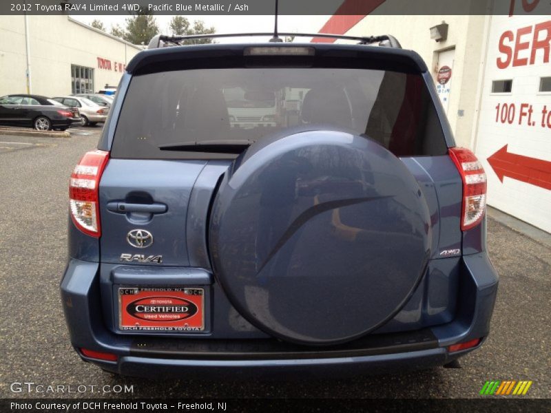 Pacific Blue Metallic / Ash 2012 Toyota RAV4 Limited 4WD