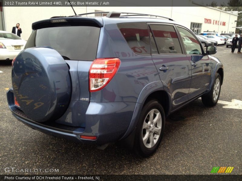 Pacific Blue Metallic / Ash 2012 Toyota RAV4 Limited 4WD