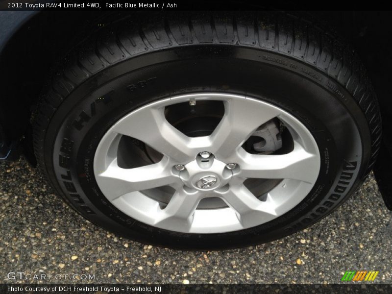 Pacific Blue Metallic / Ash 2012 Toyota RAV4 Limited 4WD