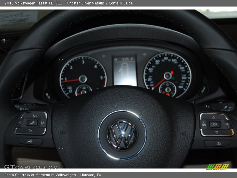 Tungsten Silver Metallic / Cornsilk Beige 2013 Volkswagen Passat TDI SEL